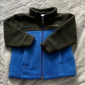 Columbia Kids' Blue and Black Fleece Jacket